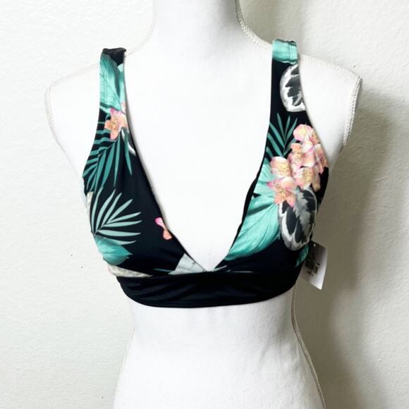 SKYE ISABELLA FLORAL LEAF BIKINI SWIMMING WOMEN TOP BRAND NEW SIZE LARGE - Picture 4 of 7